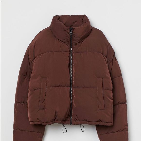 Brown Puffer Jacket - Picture 2 of 3